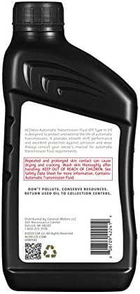 ACDelco Gold 10-9240 Type III (H) Automatic Transmission Fluid - 1 qt, 32 Fl Oz (Pack of 2)
