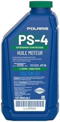Polaris PS4 All-Season 4 Cycle 5W50 Full Synthetic Motor Oil, 1 Qt 2876244