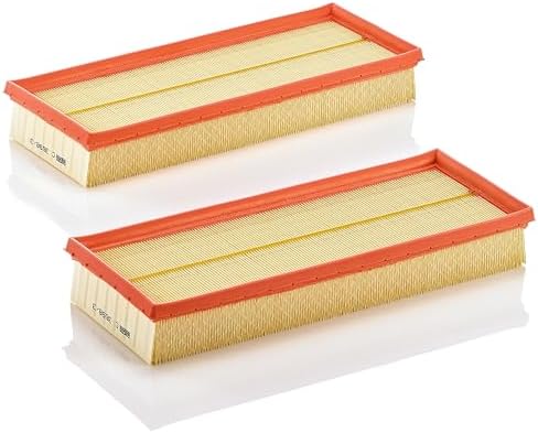 Mann Filter C 3698/3-2 Engine Air Filter Replacement Set Compatible With Various Mercedes-Benz Vehicles (1999-2015)