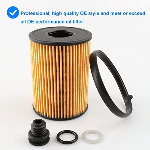 Oil Filter, Replace 26350-2S000, PG99527EX Compatible with Hyundai Kia 2.5L - 2022-2025 Santa Cruz & Tucson, 2021-2025 Santa Fe & K5 & Sorento, 2020-2025 Sonata, 2023-2025 Sportage - Not For 1.6L