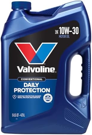 Valvoline Daily Protection SAE 10W-30 Conventional Motor Oil 5 QT, Case of 3