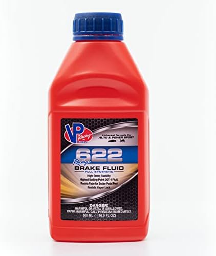 VP Racing 2551, 622 Racing Brake Fluid Full Synthetic DOT 4 - 500ml (12 Pack)