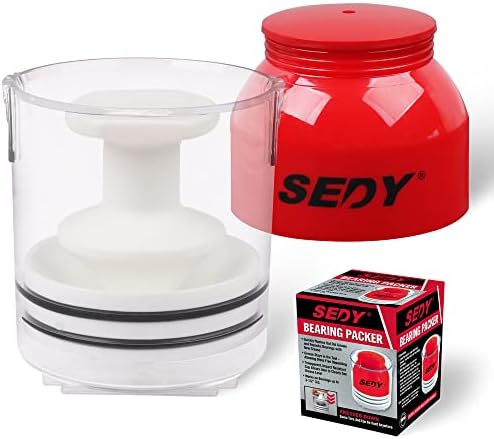 Premium Bearing Packer Kit, Handy Wheel Bearing Packer Tool Portable Wheel Bearing Grease Packer, Effortlessly Flushes Old Grease and Repacks Wheel Bearings