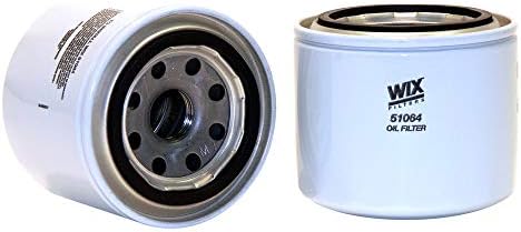WIX 51064 Oil Filter Replacement, Built for Synthetic and High Mileage Oil - Compatible with Airman, Bolen, Case, Hitachi, Jacobsen, I-R, John Deere, Kubota, Vermeer, Yanmar (Heavy Duty)