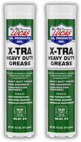 Extra Heavy Duty Grease 10330 – 14 oz Tube | Waterproof, Extreme Pressure, High Temp Polyurea Grease for Automotive, Industrial, Marine, Agricultural & Off-Road Applications | 2 Pack Special