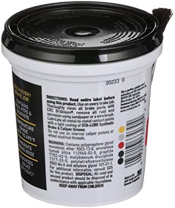 CRC Sta-Lube SL3303 Brake Caliper Synthetic Grease - 12 Wt Oz.