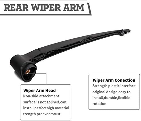 Rear Wiper Arm & Blade Kit for Chevrolet Trailblazer/GMC Envoy 06-09
