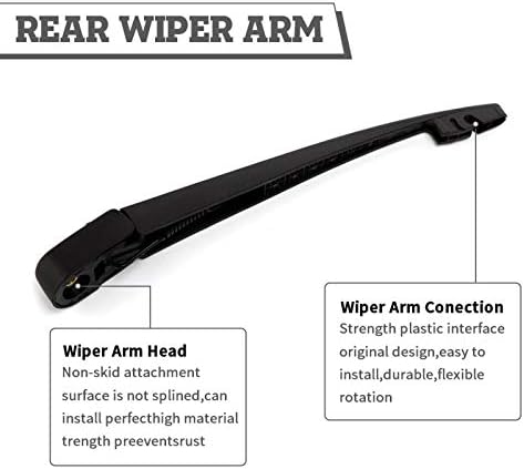 Rear Wiper Arm Blade for Jeep Wrangler 2018-2021 Honda CR-V 2017-21