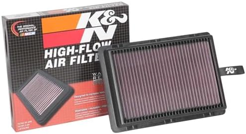 K&N High-Flow Original Lifetime Engine Air Filter: Increase Power: Premium, Washable: Compatible with 2016-2022 Hyundai/KIA: Tucson, Sportage, 33-5046