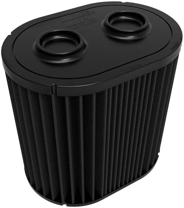 K&N Performance Diesel Dryflow Lifetime Engine Air Filter: Increase Power & Towing, Washable, Premium: Compatible with 2017-2019 Ford (F250, F350, F450, F550), E-0644HBK
