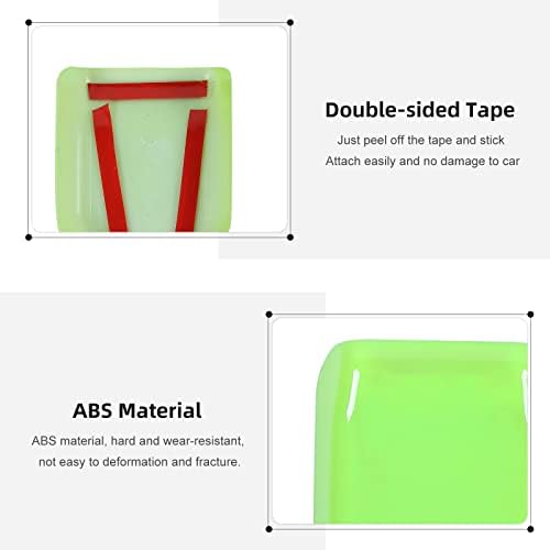 Rear Tail Door Window Hinge & Rain Wiper Nozzle Decorative Cover Fit for 2018-2025 Jeep Wrangler JL JLU(Green)
