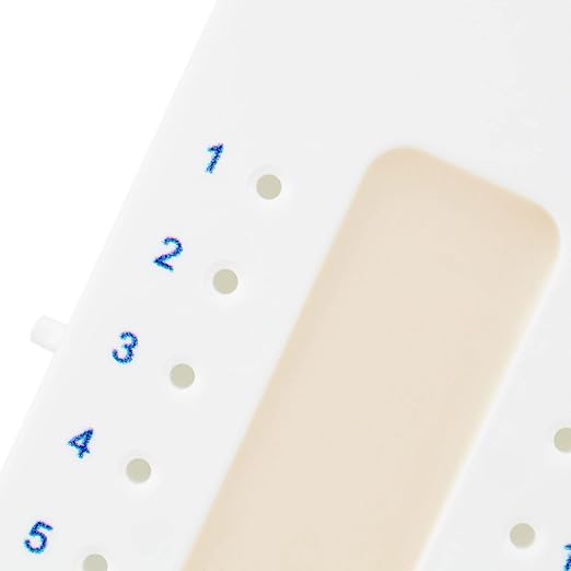 Globe Scientific 51601 Capillary Tube Holding Tray with Sigillum Wax Sealant, 24-Place, Pack of 10