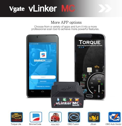 Vgate vLinker MC Bluetooth OBD2 Diagnostic Scanner for Android & Windows