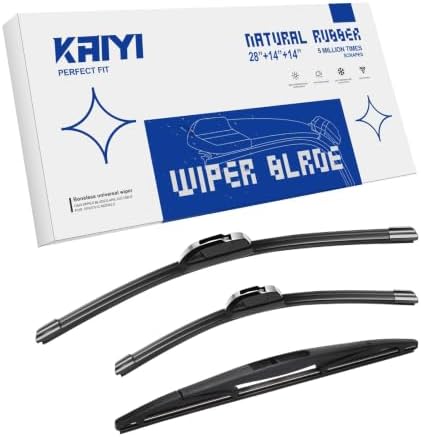 KAIYI 3 Windshield wipers Compatible with Honda Fit 2009-2020