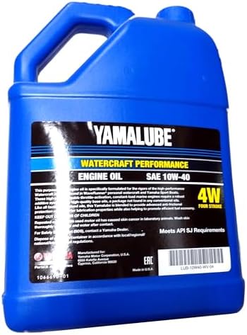Yamaha Yamalube Mineral 4W Marine All Purpose Engine Oil, #LUB-10W40-WV-04