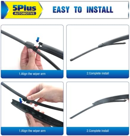 5 PLUS 11" Back Wiper fits Ford Explorer 2011-2024,Escape 2013-2026