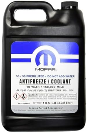 Genuine Coolant Antifreeze, 50/50 68163849AB