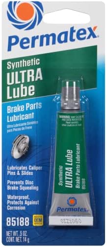 Permatex 85188-6PK Ultra Disc Brake Caliper Lube, 0.5 oz. (Pack of 6)