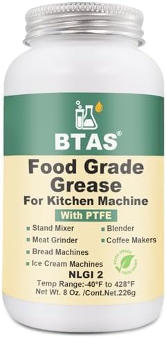 BTAS Food Safe Lubricant Grease for Kitchenaid Mixer Kit NLGI 2 8oz