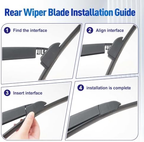 AJK 10 Inch Rear Wiper blade for Kia Soul 2020-2025