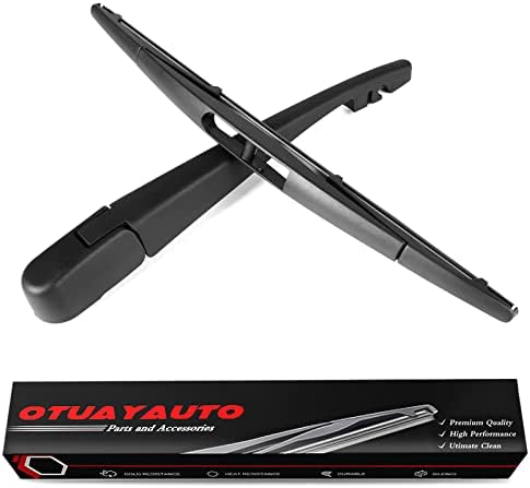 OTUAYAUTO Rear Windshield Wiper Replacement for 2018-2024 Jeep Wrangler JL, Back Window Wiper Blade Arm Accessories, Wiper Cover Kits Assembly for Rear Windshield