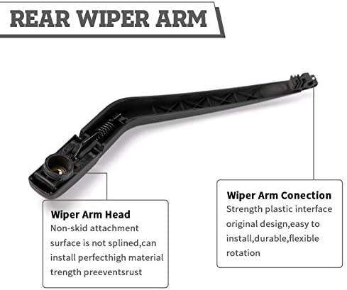 Rear Wiper Arm Blade for Dodge Journey 2009-2020 Scion XB 2008-2015