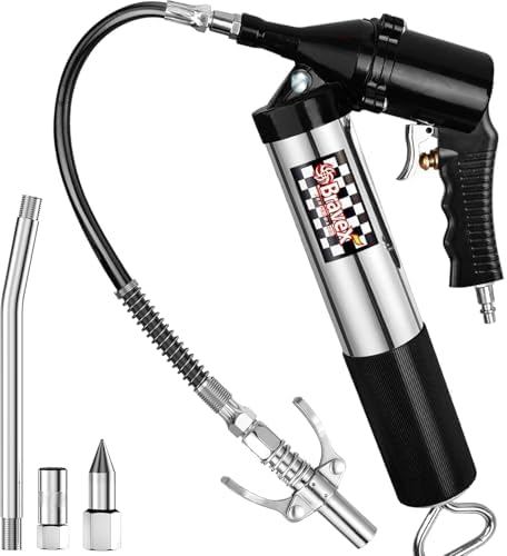 Pneumatic Grease Gun Automatic W/Quick Release Coupler, Continuous Cycle