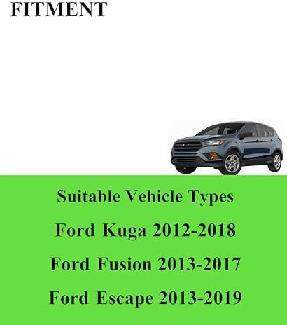 3 Wipers Fits Ford Escape 2013-2019/Fusion 2013-2017/Kuga 2012-2018