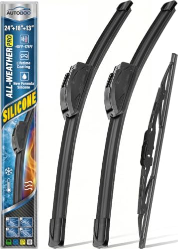 AUTOBOO Silicone Windshield Wiper Blade Replacement for Chevy Equinox
