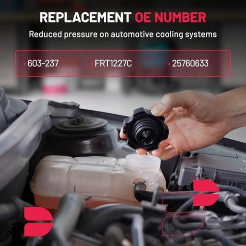 BDFHYK Coolant Reservoir Expansion Tank with Cap for Buick Lucerne 2006-2011 4.6L V8, for Cadillac DTS 2006-2011 4.6L V8, Pressurized Radiator Overflow Tank, Replaces 603-237 25760633