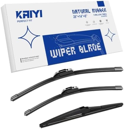 KAIYI 3 Windshield wipers Compatible with Toyota Prius C 2012-2019