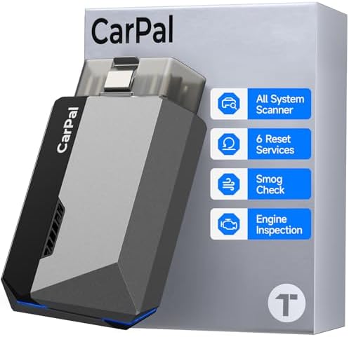 TOPDON Carpal Bluetooth Car Code Reader, All System Scanner, iOS & Android