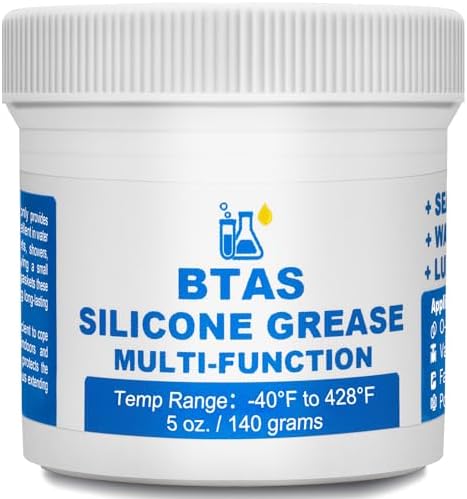 BTAS Plumbers Grease for Pool Squipment Maintenance O Rings Food Grade 5oz