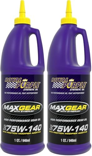 ROYAL PURPLE MAX Gear 75W140 Quart BOTLE (Pack of 2)