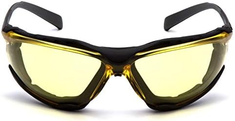 Pyramex Proximity Safety Glasses Eye Protection, Amber H2X Anti-Fog