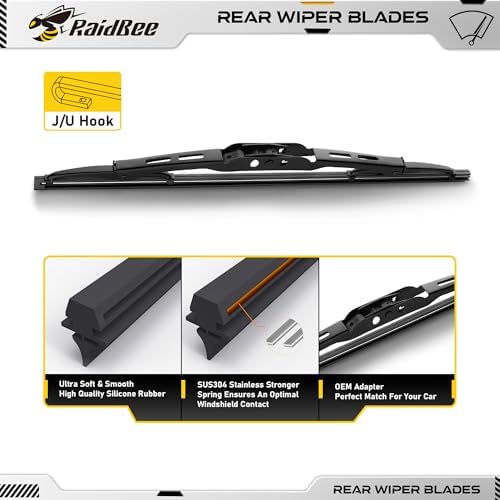 Rear Wiper Blade 12 inch, OEM Replacement for Honda CR-V 1997-2006, Hyundai Tucson 2005-2009 Kia Sportage 2005-2010 Saturn Vue 2008-2010 +More Rear Windshield Wiper (12-1)