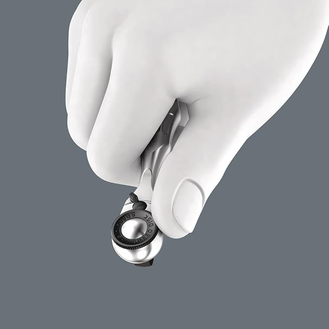 WERA 05003793001 8008 A Zyklop Mini 3 Ratchet with 1/4" Drive, 1/4" x 87 mm