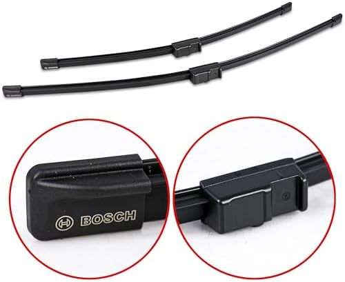 BOSCH 3397118936 AeroTwin Wiper Blade - Set of 2 (24" & 19") Side Lock 22mm