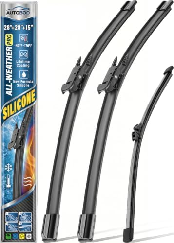 AUTOBOO Silicone Windshield Wiper Blade Replacement for Ford Edge