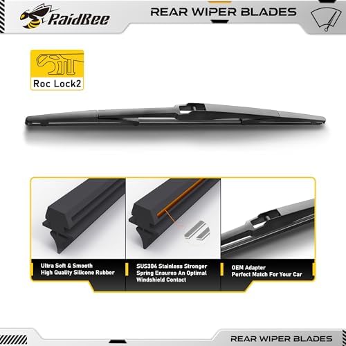 Rear Wiper Blade 16 inch, OEM Replacement for Toyota Sienna 2011-2022 Prius 2004-2022 +More Rear Windshield Wiper (H409/16-A)