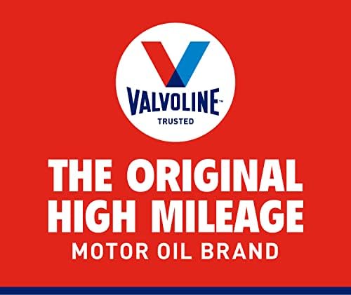 Valvoline High Mileage with MaxLife Technology SAE 10W-40 Synthetic Blend Motor Oil 1 QT (Pack of 2)