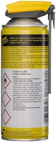Slide & Glide Silicone Door Lubricant Spray, 13.5oz