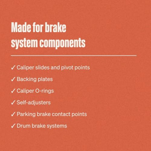 Super Lube 97008 Silicone Lubricating Brake Grease with PTFE, 8 oz Tube, Translucent White