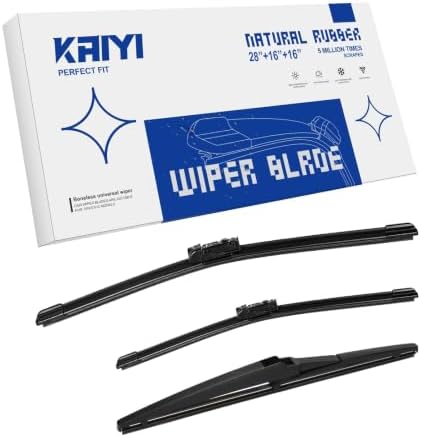 KAIYI 3 Windshield wipers Compatible with Toyota Prius 2016-2022
