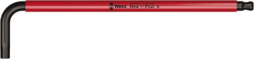 Wera 05022534001 950/7 Hex-Plus Multicolour Magnet 1 L-key set, metric, BlackLaser, 7 pieces