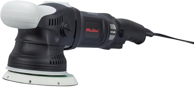 Maxshine 5" Dual Action & 5" Rotary Polisher Set – 15mm Long Throw, 1000W Power, 5″ Backing Plate, Variable Speed – Professional Auto Detailing Tool for Paint Restoration
