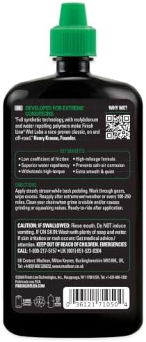 Finish Line Wet Bike Chain Lubricant 8 fl oz
