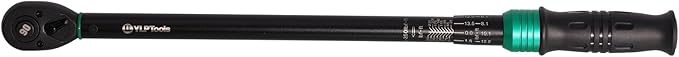 1/2-Inch Drive Click Torque Wrench, 25–250 ft-lb (33.9–339 Nm), ±3% Accuracy, 90-Tooth Ratchet, Dual-Direction, Chrome Vanadium Steel with Storage Case