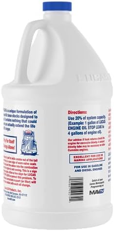 Lucas Oil 10279 Engine Oil Stop Leak - 1 Gallon