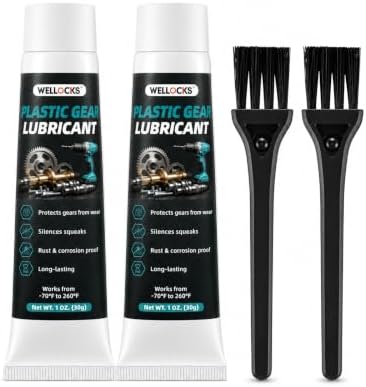 WELLOCKS White Lithium Grease, 1 oz Long-Lasting Gear Lubricant
